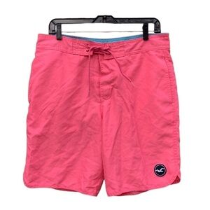 HOLLISTER mens size 32 hot pink board shorts